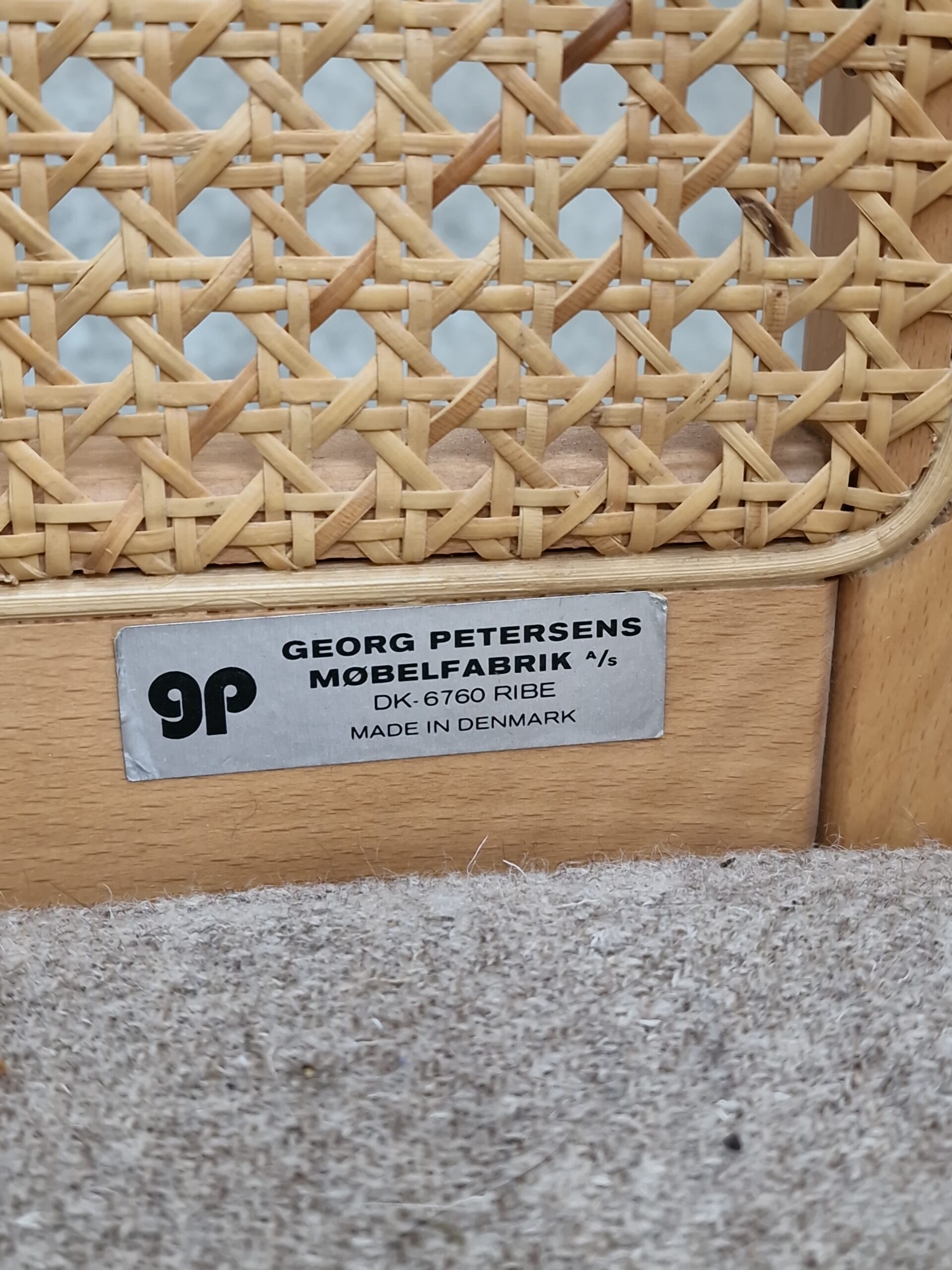 Topersoners sofa i bøgetræ med fransk flet - Image 9