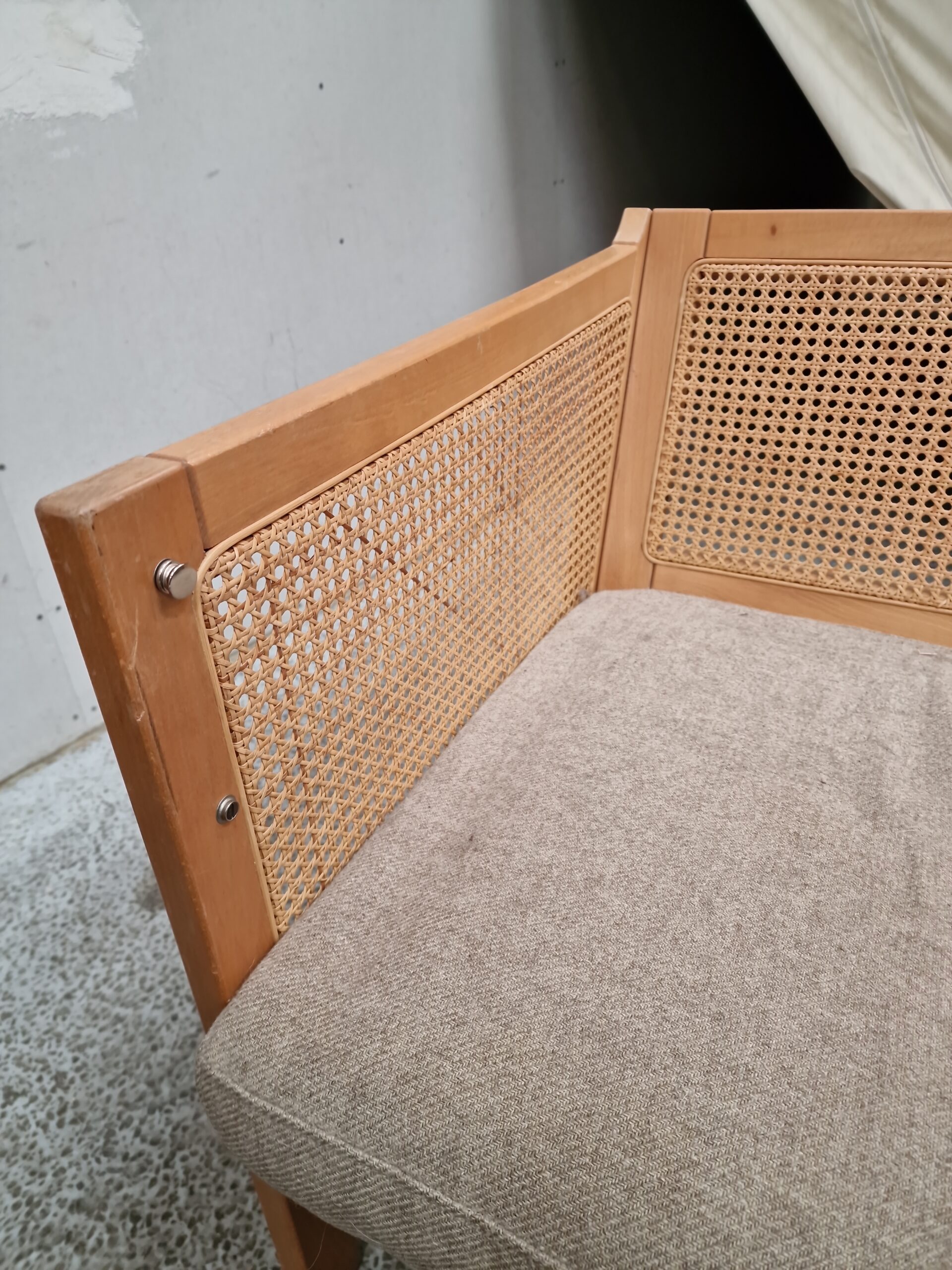 Topersoners sofa i bøgetræ med fransk flet - Image 12