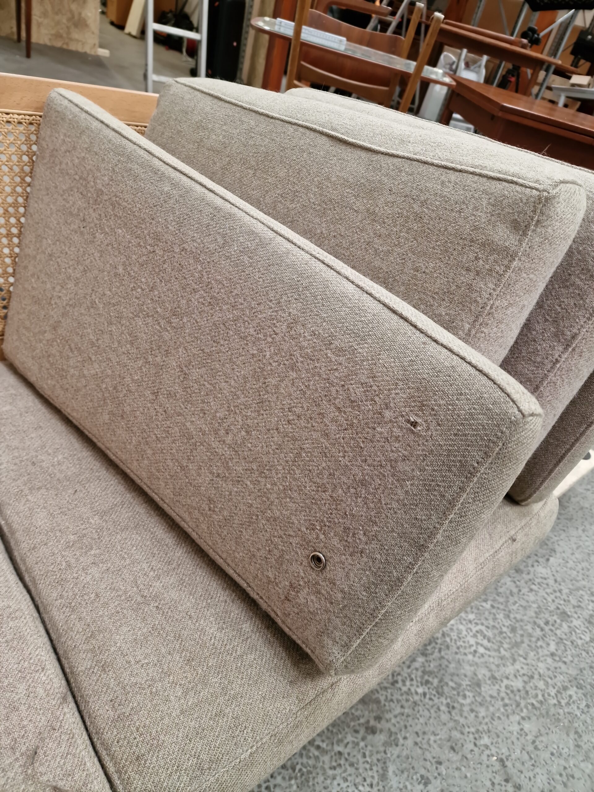 Topersoners sofa i bøgetræ med fransk flet - Image 13