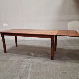 Langbord med tillægsplade, massiv fyrretræ - Image 5