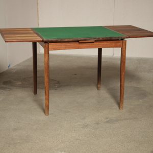 Kvadratisk spisebord i palisander, med vendbar spilleplade, af Hundevad - Image 4
