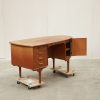 Nyreformet skrivebord, teak