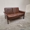 Sofa, brun læder, Hans Olsen