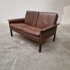 Sofa, brun læder, Hans Olsen