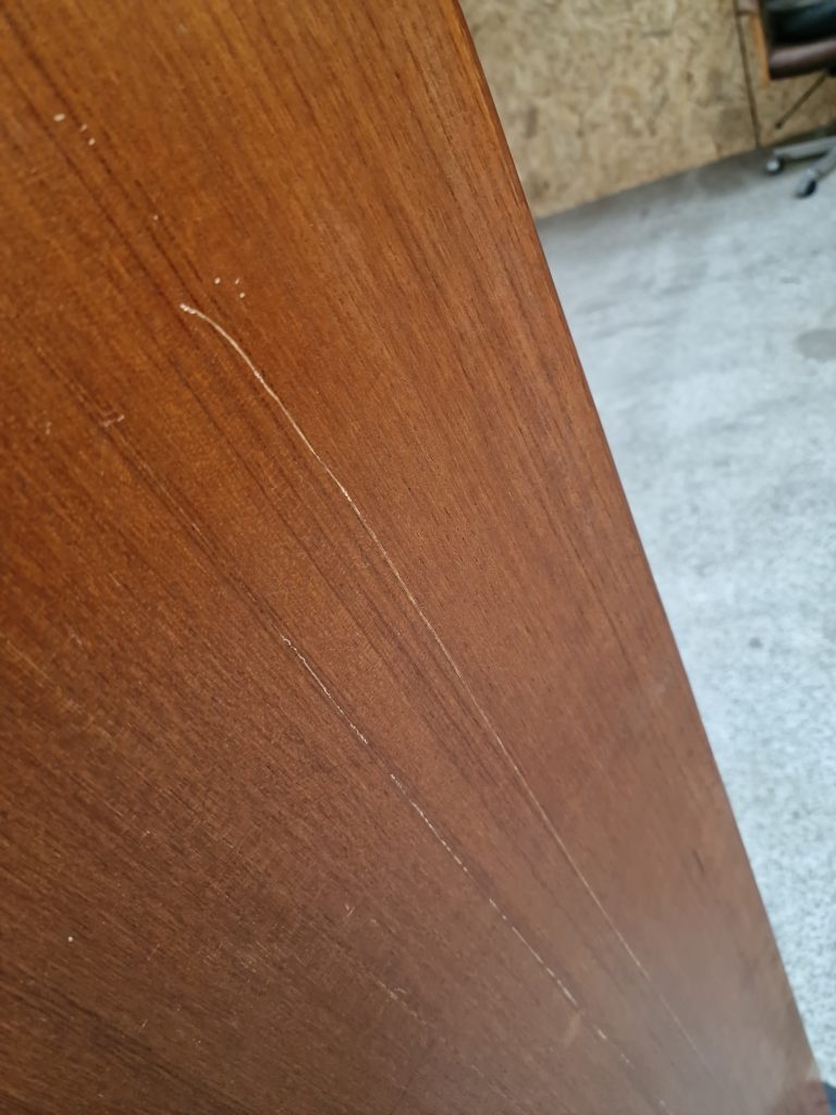 Dobbeltkommode, teak, 2×4 skuffer