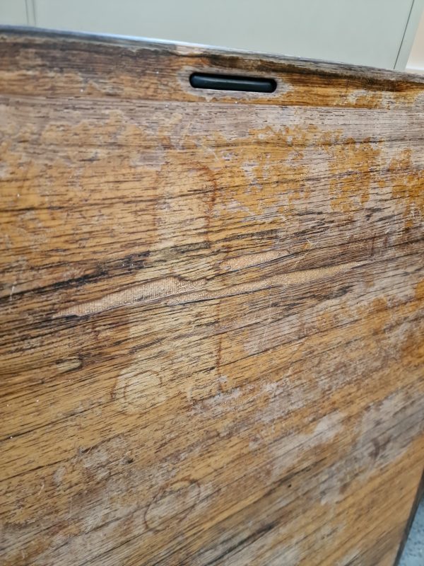 Kvadratisk spisebord i palisander, med vendbar spilleplade, af Hundevad