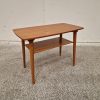 Sidebord/sofabord med hylde, teak