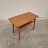 Sidebord/sofabord med hylde, teak