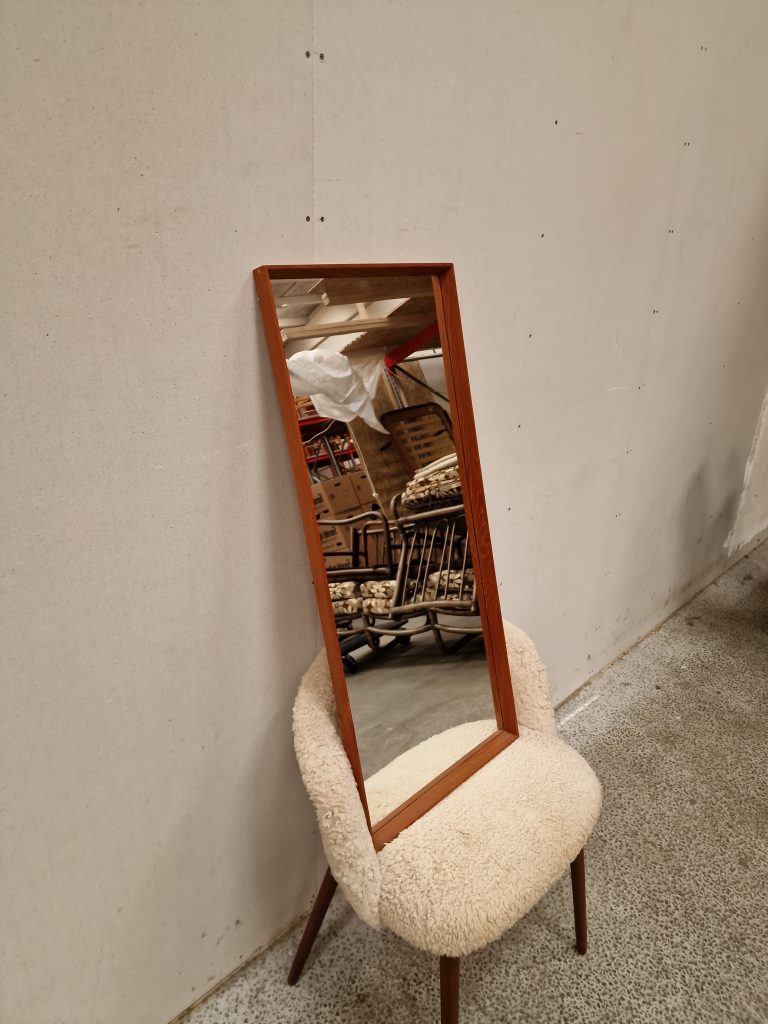 Spejl over entrekommode, teak