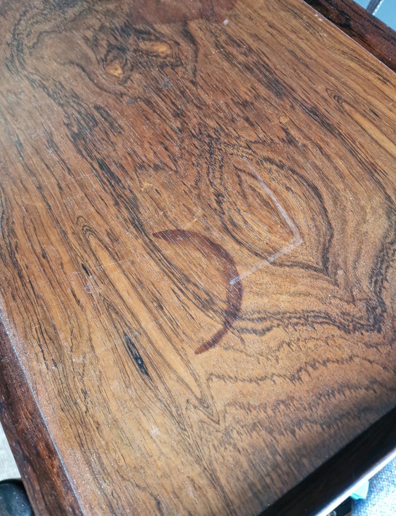 Poul Hundevad. Bakkebord/serveringsvogn med udtræk, palisander