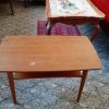 Sidebord/sofabord med hylde, teak