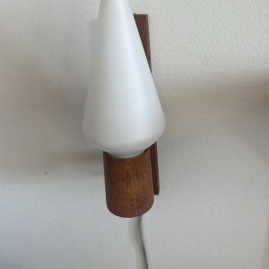Væglampe, teak