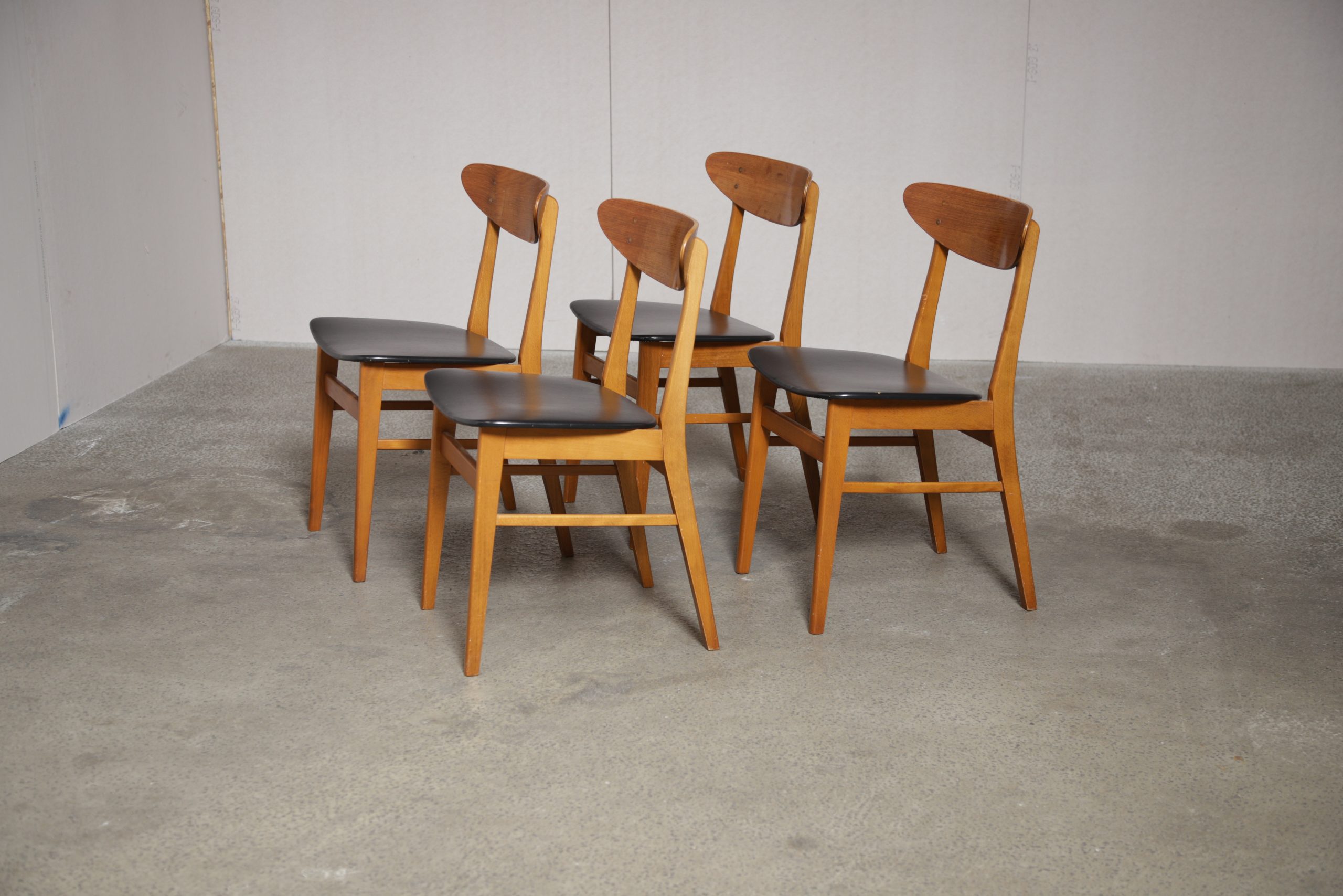 Spisestole, fire stk, Farstrup model 210 - Image 4