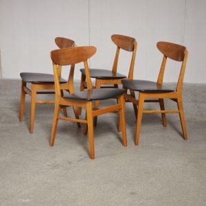 Spisestole, fire stk, Farstrup model 210 - Image 2