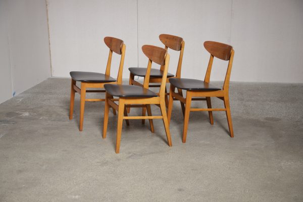 Spisestole, fire stk, Farstrup model 210