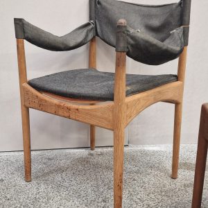 Fire spisestole, egetræ, Kristian Vedel model Modus - Image 12