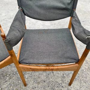 Fire spisestole, egetræ, Kristian Vedel model Modus - Image 4