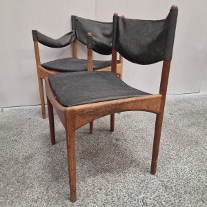 Fire spisestole, egetræ, Kristian Vedel model Modus - Image 13