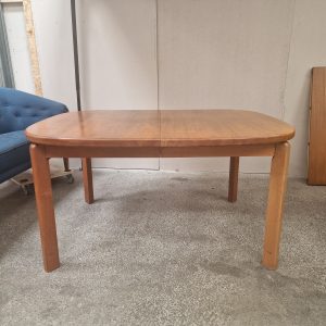 Spisebord, ovalt, med to tillægsplader, teak, Skovmand & Andersen - Image 9