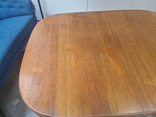 Spisebord, ovalt, med to tillægsplader, teak, Skovmand & Andersen - Image 22