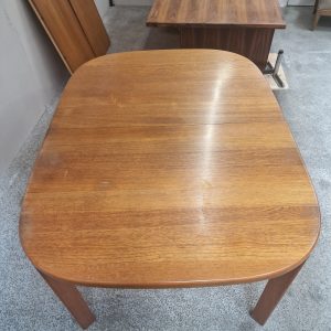 Spisebord, ovalt, med to tillægsplader, teak, Skovmand & Andersen - Image 7