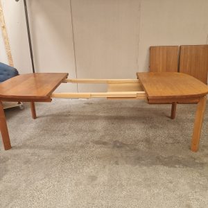 Spisebord, ovalt, med to tillægsplader, teak, Skovmand & Andersen - Image 11