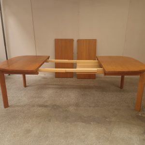 Spisebord, ovalt, med to tillægsplader, teak, Skovmand & Andersen - Image 22