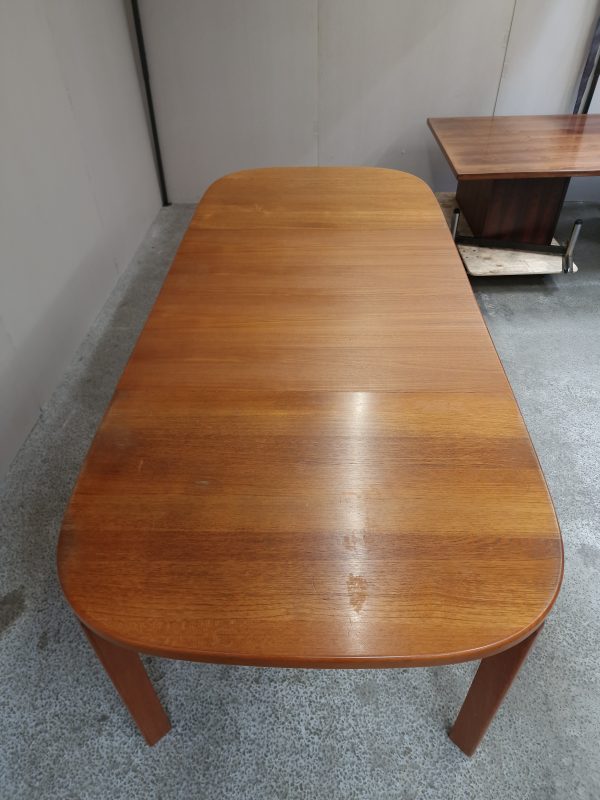 Spisebord, ovalt, med to tillægsplader, teak, Skovmand & Andersen - Image 27