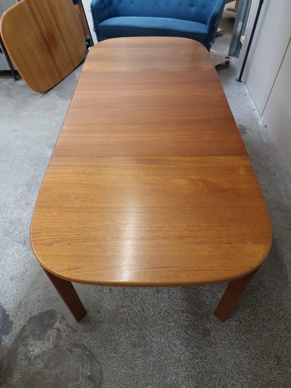 Spisebord, ovalt, med to tillægsplader, teak, Skovmand & Andersen - Image 26