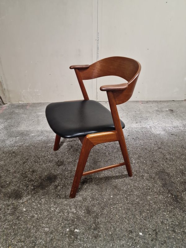 Én spisestol, teak, Kai Kristiansen model 32
