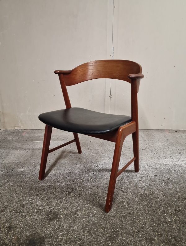 Én spisestol, teak, Kai Kristiansen model 32 - Image 6