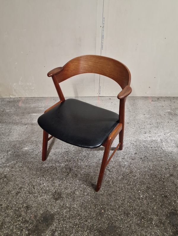 Én spisestol, teak, Kai Kristiansen model 32 - Image 7