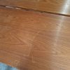 Rundt teak spisebord med to tillægsplader, Skovby