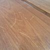 Rundt teak spisebord med to tillægsplader, Skovby