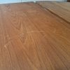 Rundt teak spisebord med to tillægsplader, Skovby