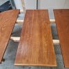 Rundt teak spisebord med to tillægsplader, Skovby