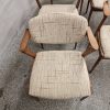 Seks spisestole, Kai Kristiansen model 42,teak, til ompolstring