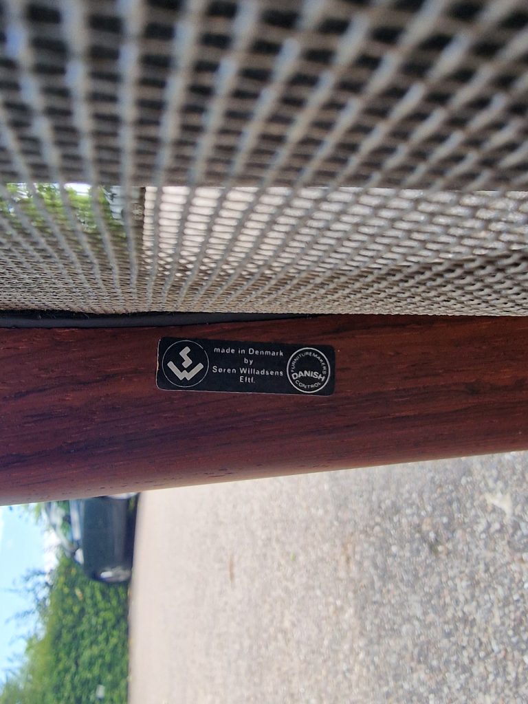 Lænestol i massiv palisander, Kristian Vedel model Modus