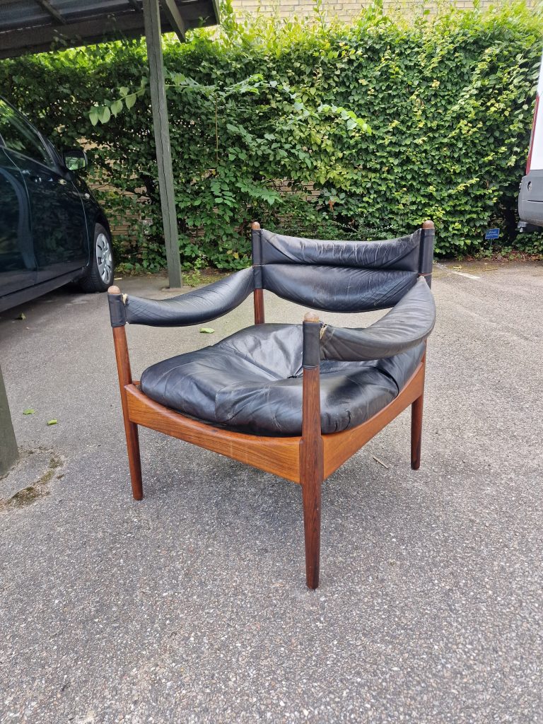 Lænestol i massiv palisander, Kristian Vedel model Modus