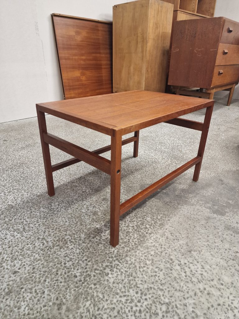 Sofabord, kantet, teak
