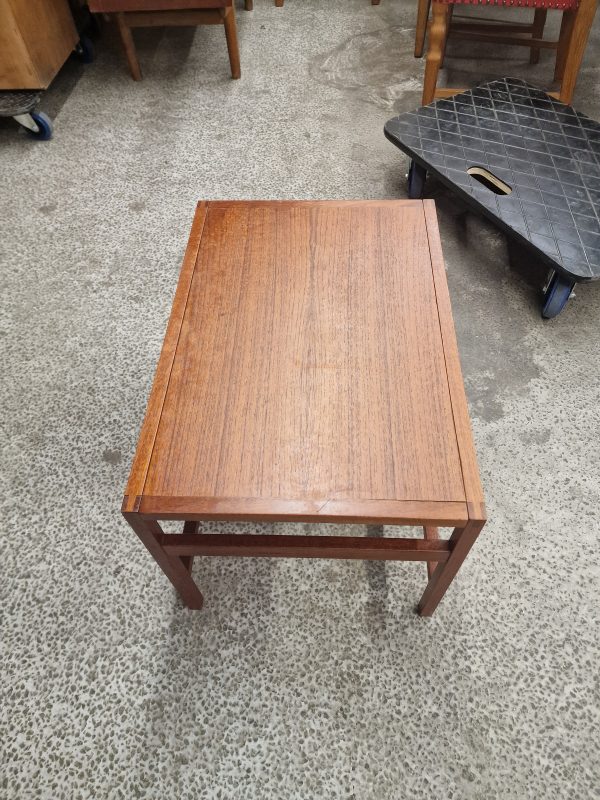 Sofabord, kantet, teak - Image 9