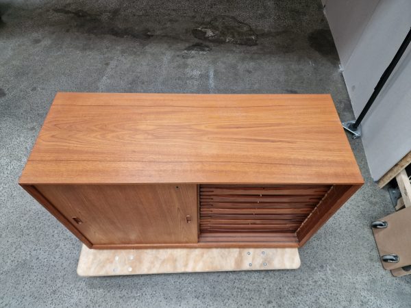 Kontormøbel, teak, skænk og bogreol - Image 6