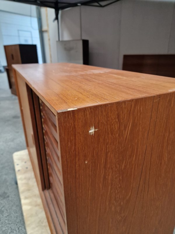 Kontormøbel, teak, skænk og bogreol - Image 4