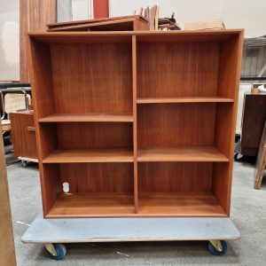 Kontormøbel, teak, skænk og bogreol - Image 11