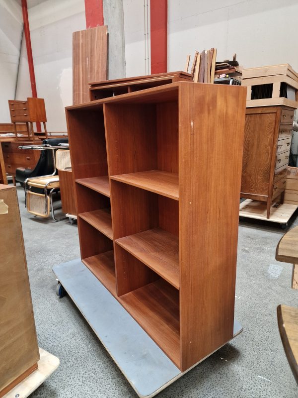 Kontormøbel, teak, skænk og bogreol