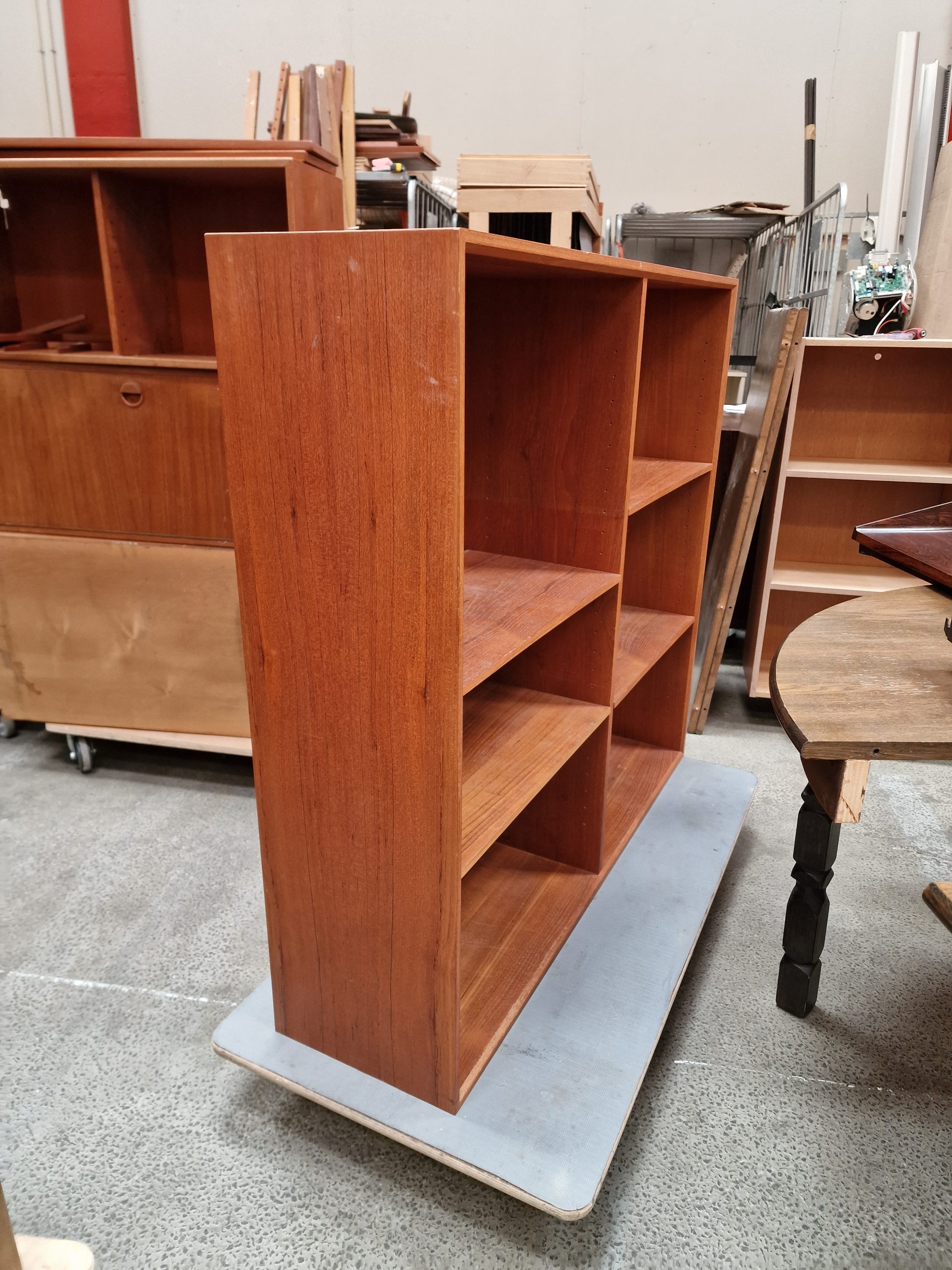 Kontormøbel, teak, skænk og bogreol - Image 13