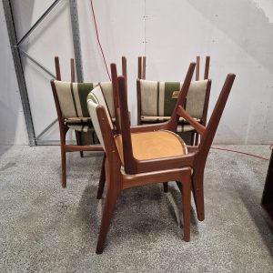 Seks spisestole, Erik Buch Model 89