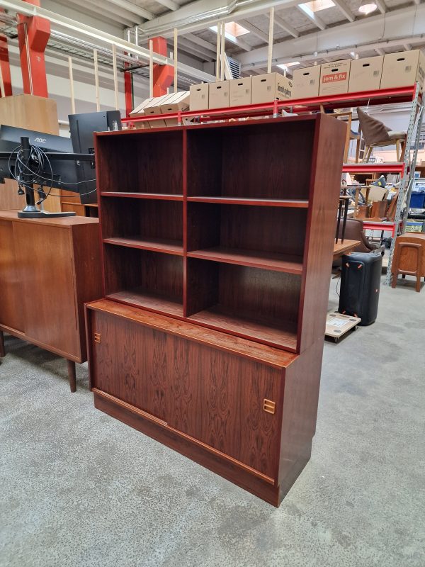 Reol, skænk og bogkasse palisander