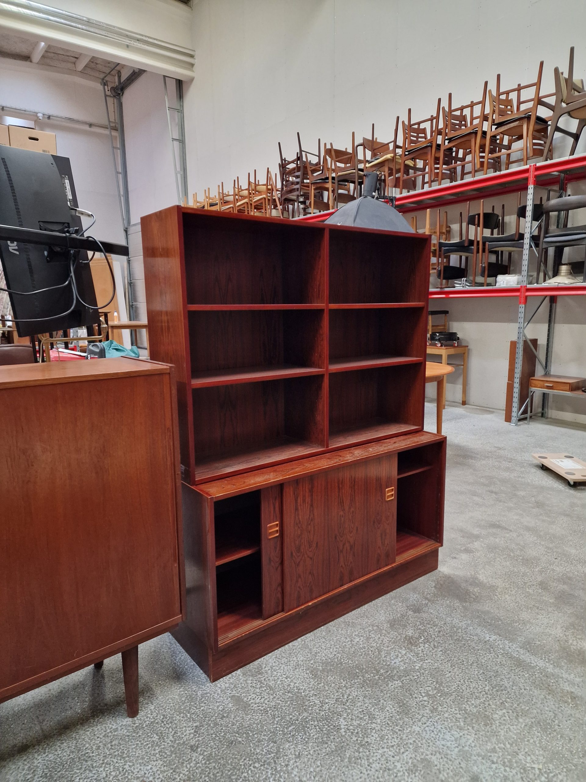 Reol, skænk og bogkasse palisander - Image 2