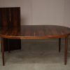 Rundt spisebord i palisander med tillægsplader, Severin Hansen